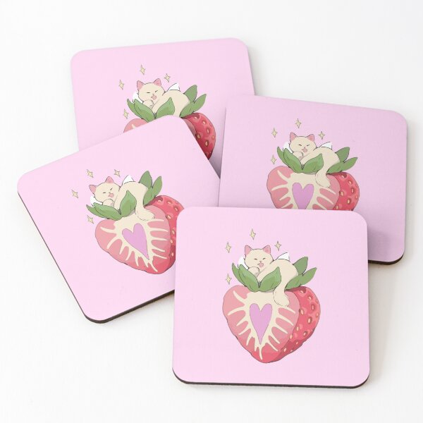 Item preview, strawberry fairy cat designed and sold by Borublue.