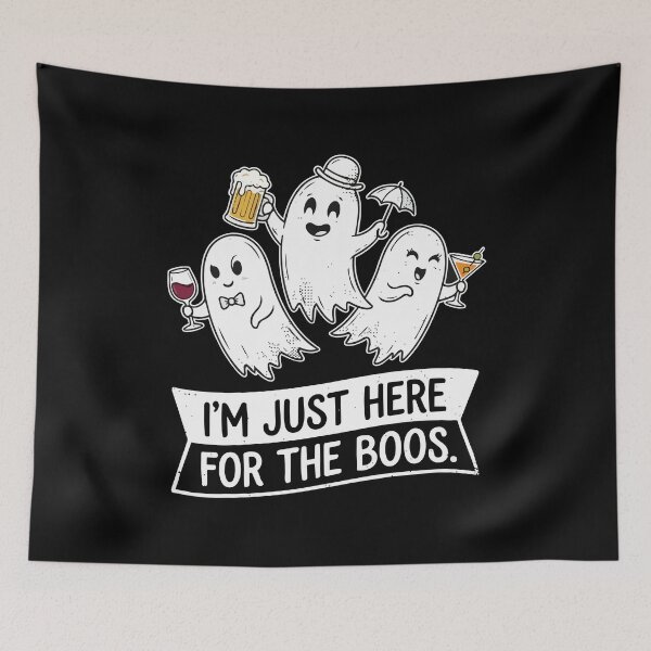 Item preview, Just Here for the Boos Ghost Party designed and sold by Uglyandcute.
