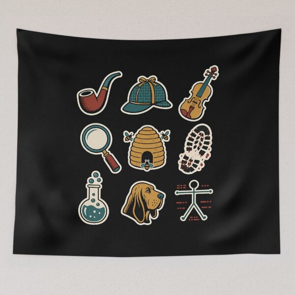 Item preview, Sherlock Holmes Essential Clues Icon Collection designed and sold by Fenay Designs.