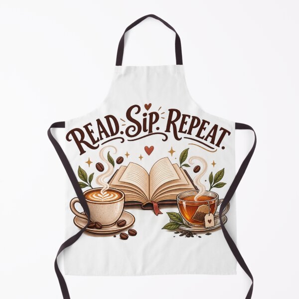 Item preview, Read Sip Repeat Book & Caffeine Lovers Gift designed and sold by 3B-Store.