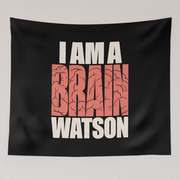 Item preview, Sherlock Holmes I Am a Brain Watson Quote designed and sold by Fenay Designs.