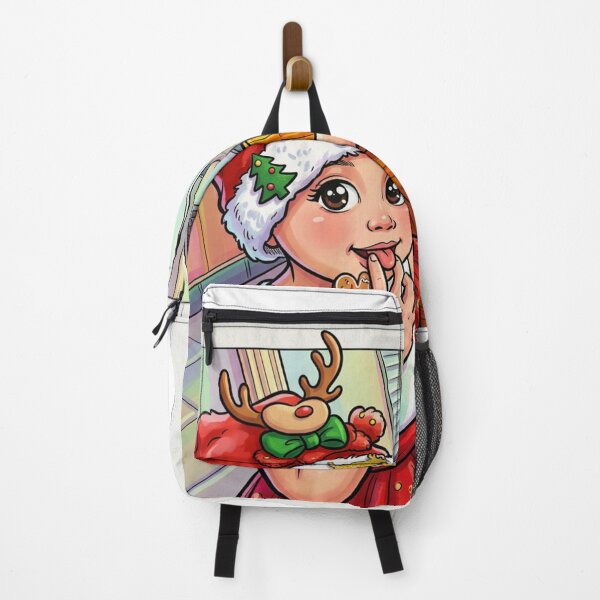 Item preview, Cute Christmas Girl with Gingerbread Man designed and sold by LC&LCPlatform.