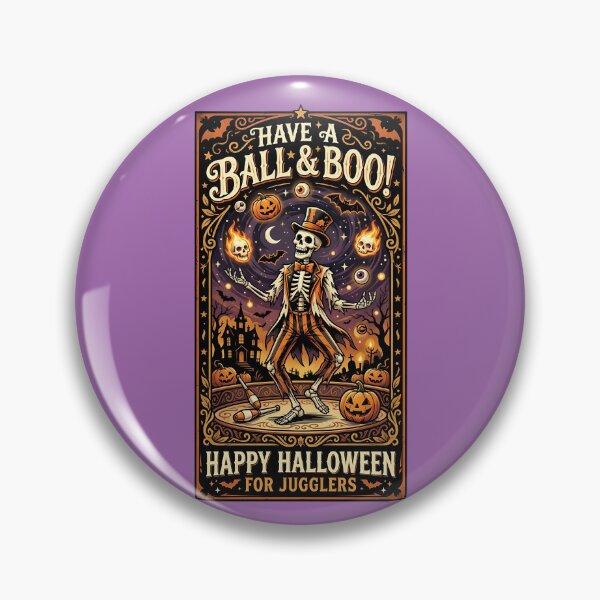 Item preview, Have a ball & boo! - Halloween for jugglers designed and sold by ParadoxParadox.