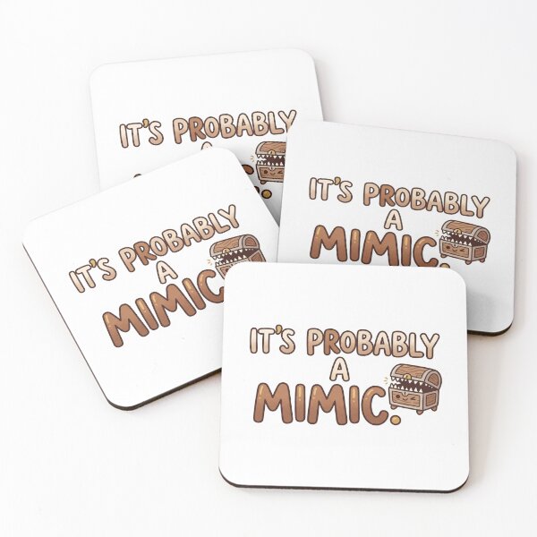 Item preview, It’s Probably a Mimic – Funny D&D RPG Sticker – Tabletop Gaming designed and sold by WaterWhisker.