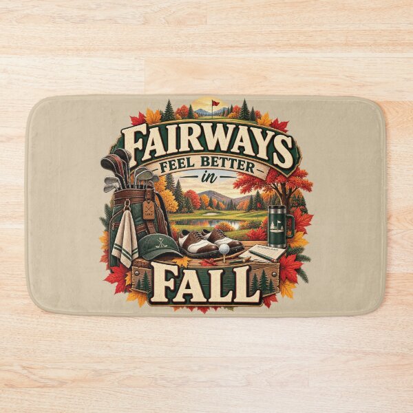 Item preview, Fairways Feel Better in Fall – Autumn Golf Lover Design designed and sold by astersgraphics.