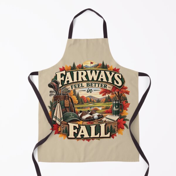 Item preview, Fairways Feel Better in Fall – Autumn Golf Lover Design designed and sold by astersgraphics.
