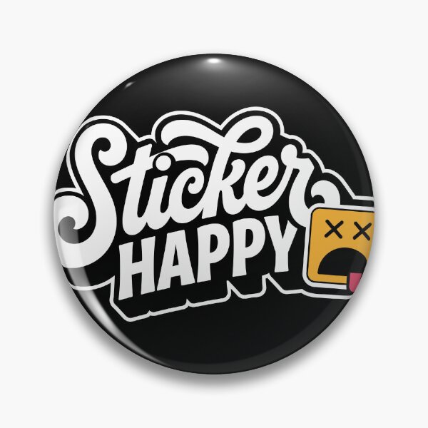 Item preview, Sticker Happy Retro Script Typographic Sticker Design designed and sold by ImStickerHappy.