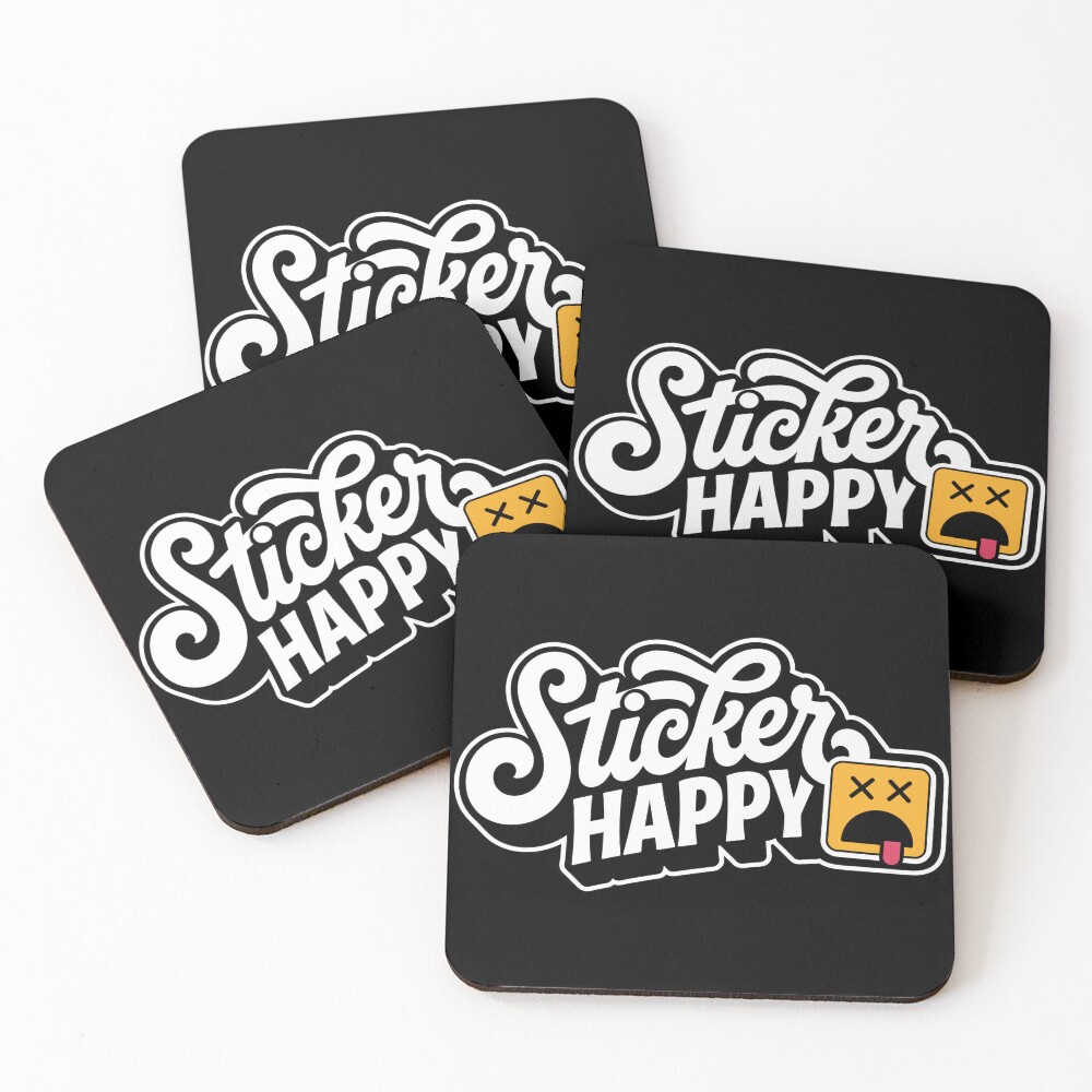 Item preview, Coasters (Set of 4) designed and sold by ImStickerHappy.