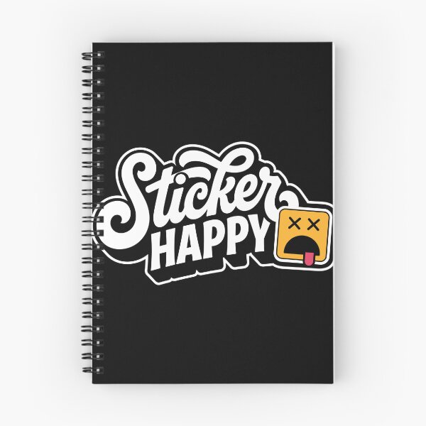 Item preview, Sticker Happy Retro Script Typographic Sticker Design designed and sold by ImStickerHappy.