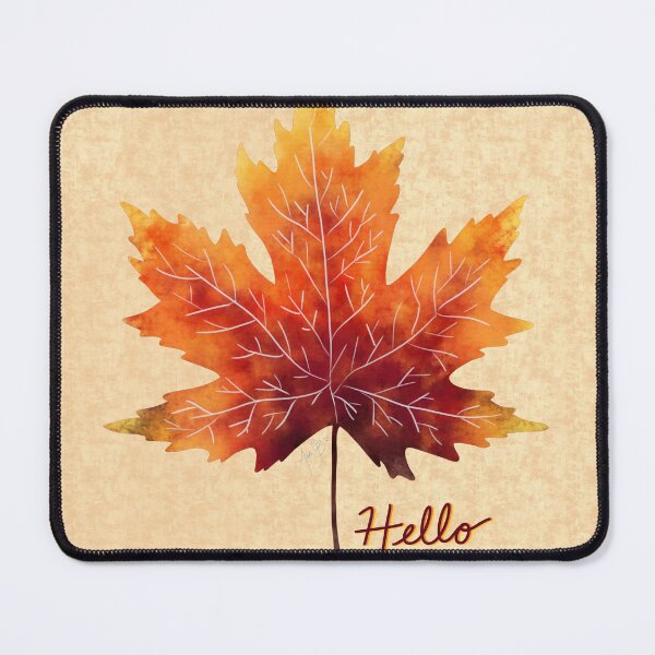 Item preview, Hello fall leaf designed and sold by Ana Gorozpe.