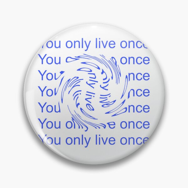 Item preview, Spiral BL You Only Live Once (Blue) designed and sold by MoznaInaczej.