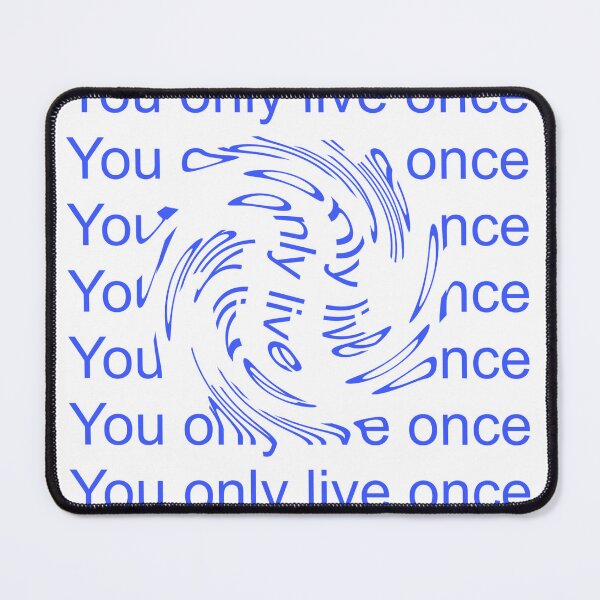 Item preview, Spiral BL You Only Live Once (Blue) designed and sold by MoznaInaczej.