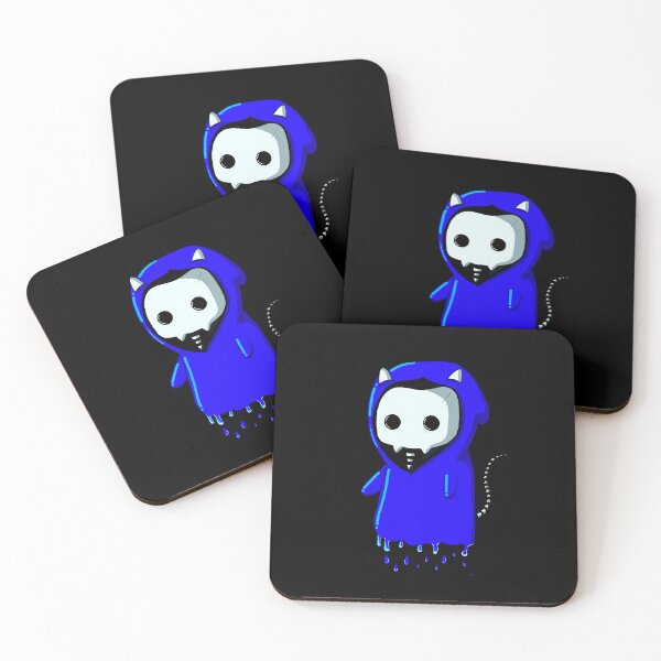 Item preview, Grim Kitty Blue  designed and sold by DoodlesbyEllieE.