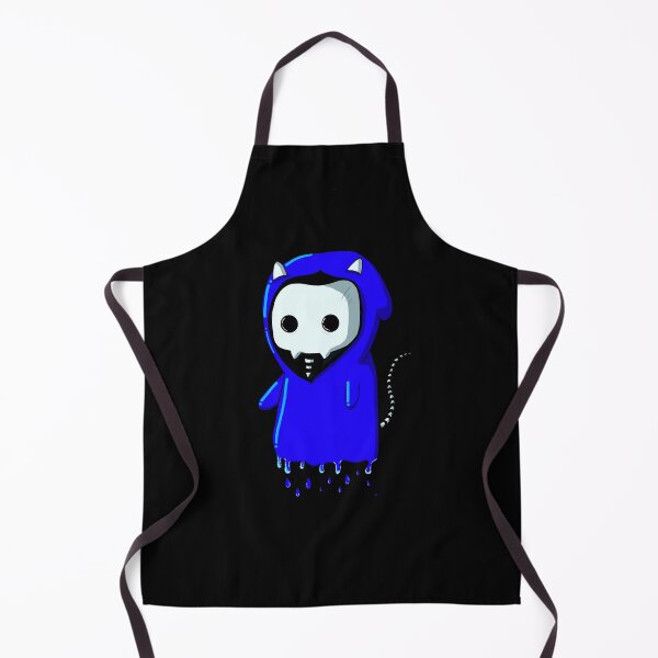 Item preview, Grim Kitty Blue  designed and sold by DoodlesbyEllieE.