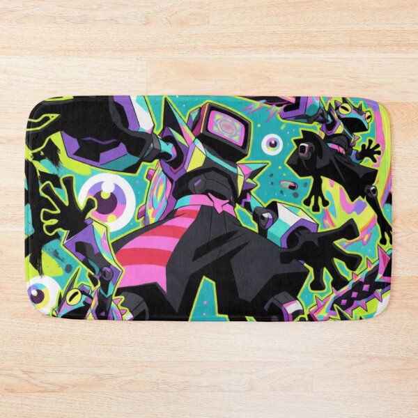 Item preview, Cosmic Shinobi: Leap of the Neon Amphibians (V2) designed and sold by SabaMirzique.