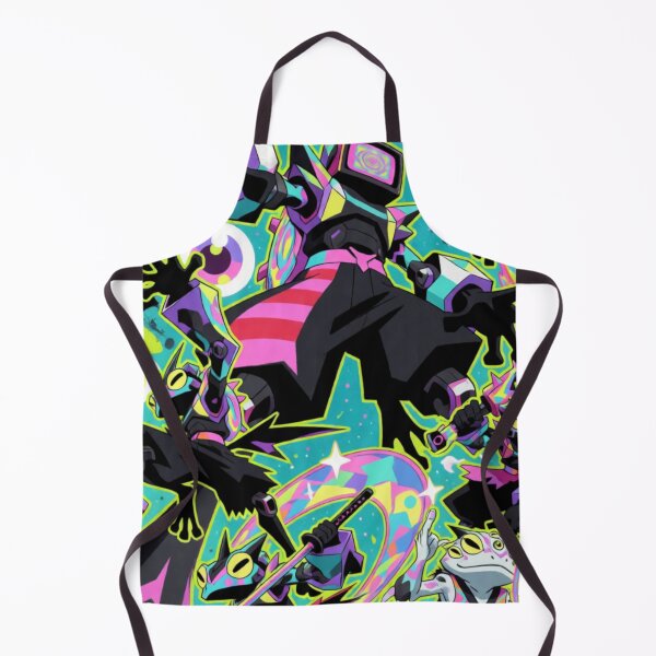 Item preview, Cosmic Shinobi: Leap of the Neon Amphibians (V2) designed and sold by SabaMirzique.