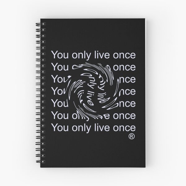 Item preview, Spiral BL You Only Live Once (Off White) designed and sold by MoznaInaczej.