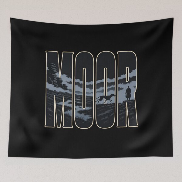 Item preview, Sherlock Holmes Hound Across the Moonlit Moor designed and sold by Fenay Designs.