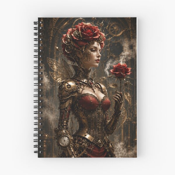 Item preview, Rose personified steampunk mechanical Victorian designed and sold by Axokris.