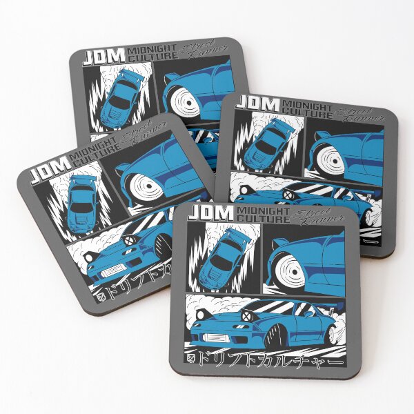 Item preview, NA Miata Drifting Comic Book Spread (Blue) designed and sold by Demetros Design Studio.