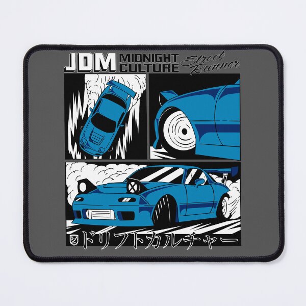 Item preview, NA Miata Drifting Comic Book Spread (Blue) designed and sold by Demetros Design Studio.