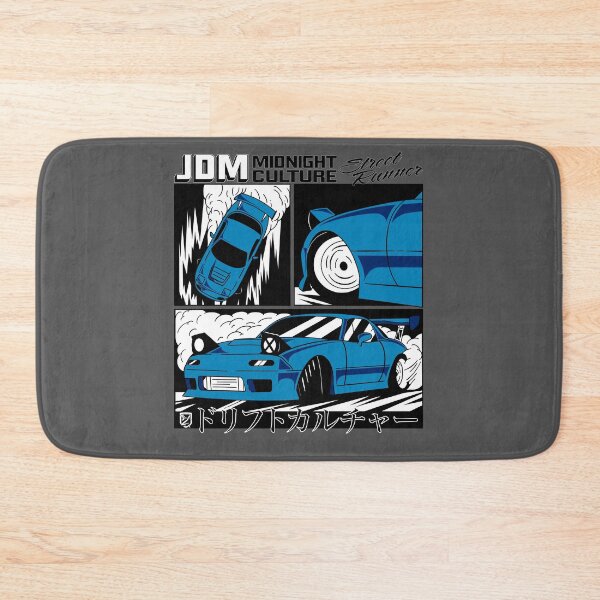 Item preview, NA Miata Drifting Comic Book Spread (Blue) designed and sold by Demetros Design Studio.