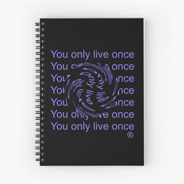 Item preview, Copia de Spiral BL You Only Live Once (Morado) designed and sold by MoznaInaczej.