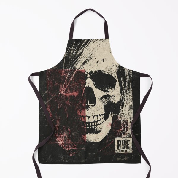 Item preview, Decomposing RUE - Abstract Grunge Skull Collage designed and sold by ERODED SELF.
