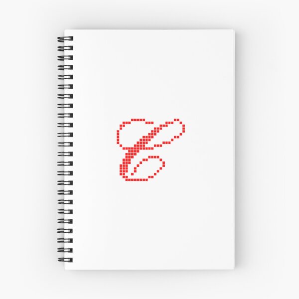 Item preview, Red Pixel Art Cursive Letter C - Retro 8-Bit Calligraphy Monogram Initial designed and sold by soupmakes.