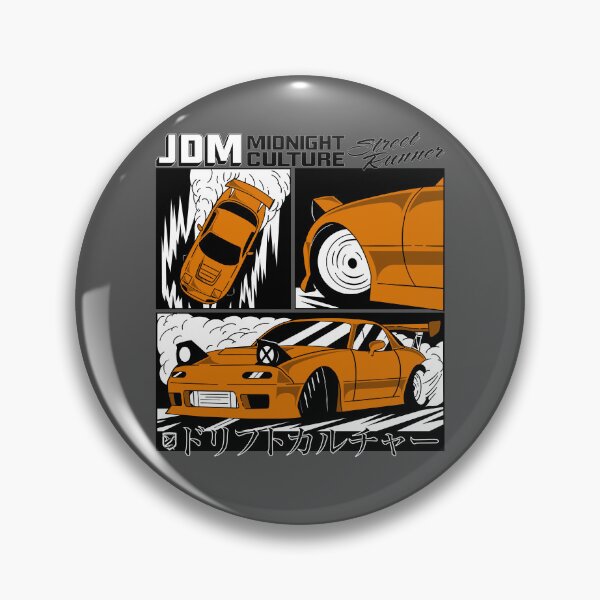Item preview, NA Miata Drifting Comic Book Spread (Orange) designed and sold by Demetros Design Studio.