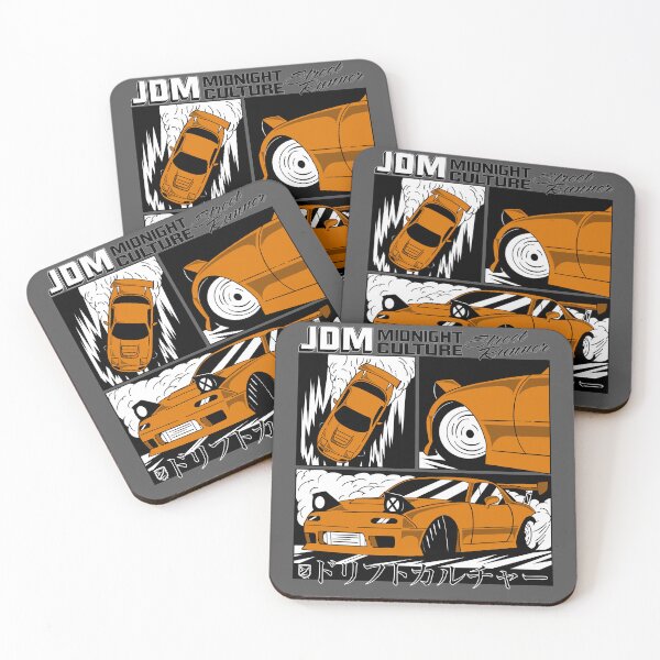 Item preview, NA Miata Drifting Comic Book Spread (Orange) designed and sold by Demetros Design Studio.
