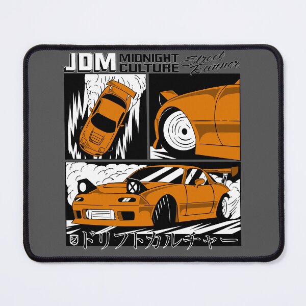 Item preview, NA Miata Drifting Comic Book Spread (Orange) designed and sold by Demetros Design Studio.