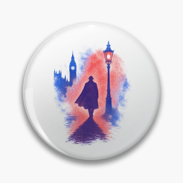 Item preview, Sherlock Holmes in a Neon London Fog designed and sold by Fenay Designs.