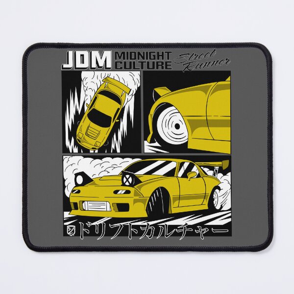 Item preview, NA Miata Drifting Comic Book Spread (Yellow) designed and sold by Demetros Design Studio.