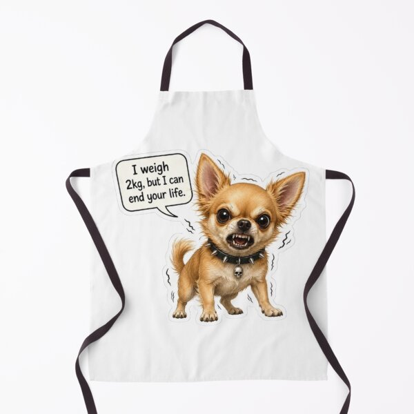 Item preview, Funny Angry Chihuahua Quote Sticker designed and sold by Snurly.