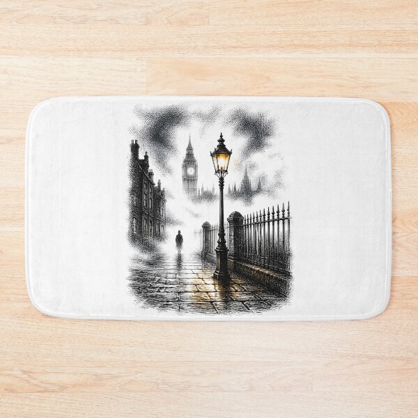 Item preview, Sherlock Holmes on a Gaslit London Night designed and sold by Fenay Designs.