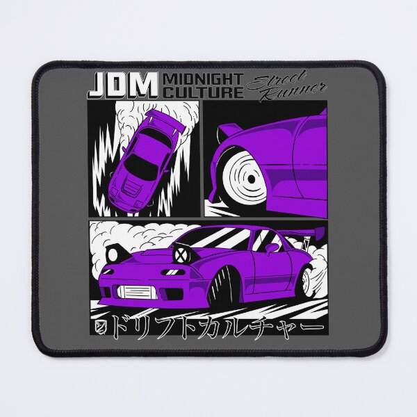 Item preview, NA Miata Drifting Comic Book Spread (Purple) designed and sold by Demetros Design Studio.