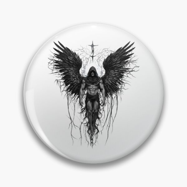 Item preview, Dark Fallen Angel Gothic Wings Art designed and sold by RoyalDeluxGo.