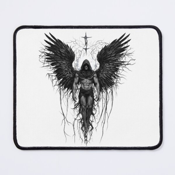 Item preview, Dark Fallen Angel Gothic Wings Art designed and sold by RoyalDeluxGo.