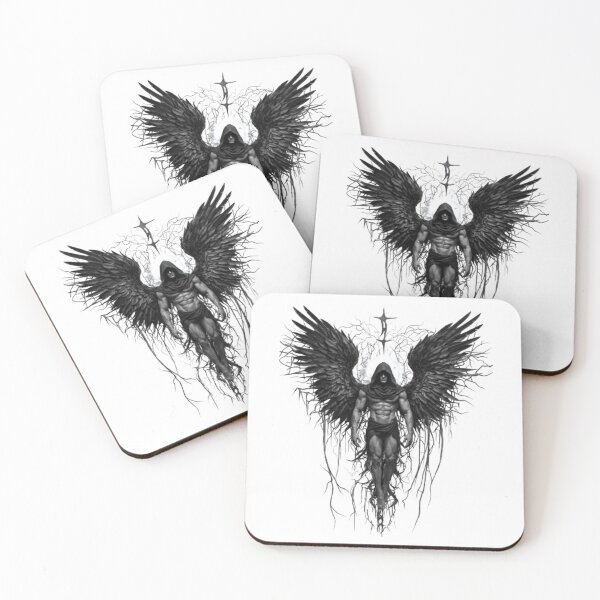 Item preview, Dark Fallen Angel Gothic Wings Art designed and sold by RoyalDeluxGo.