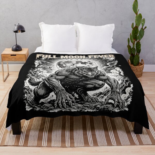 Item preview, Feral Werewolf Full Moon Gothic Horror Illustration designed and sold by Uglyandcute.