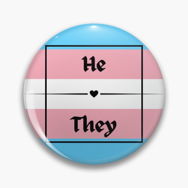 Item preview, He/They Pronouns designed and sold by mildly-happy.