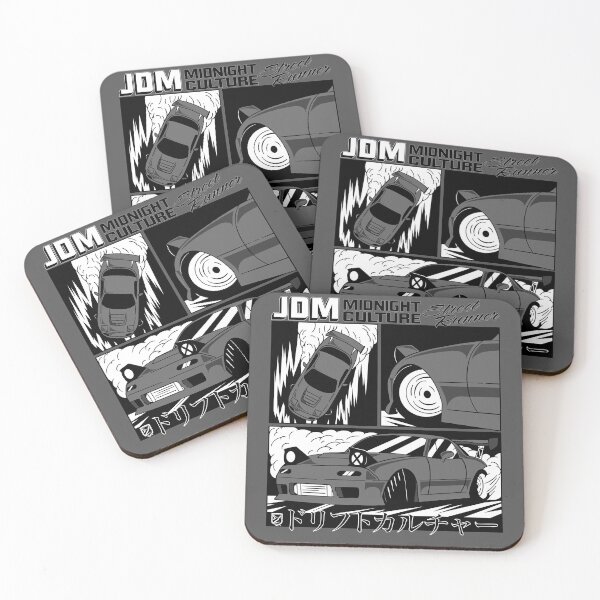 Item preview, NA Miata Drifting Comic Book Spread (Dark Gray) designed and sold by Demetros Design Studio.