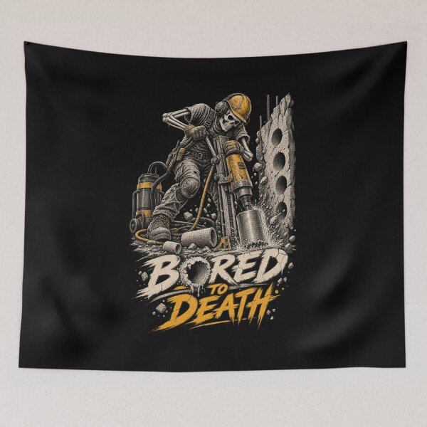 Item preview, Core Drill Operator Skeleton Concrete Drilling Humor designed and sold by Meandmyshop.