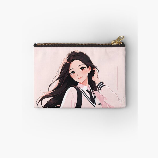 Item preview, Cute Anime Girl Student | Pink Academic Aesthetic designed and sold by Lilpixieh.