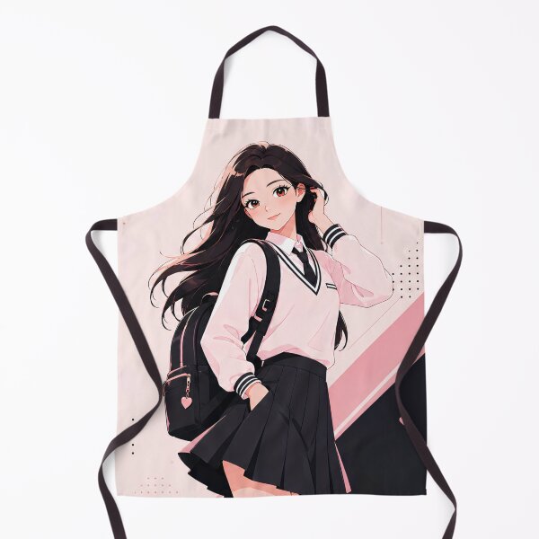 Item preview, Cute Anime Girl Student | Pink Academic Aesthetic designed and sold by Lilpixieh.