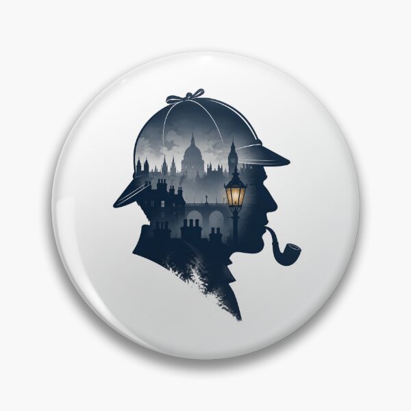 Item preview, Sherlock Holmes London Skyline Silhouette designed and sold by Fenay Designs.