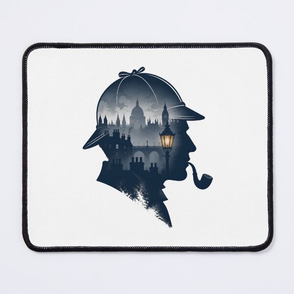 Item preview, Sherlock Holmes London Skyline Silhouette designed and sold by Fenay Designs.