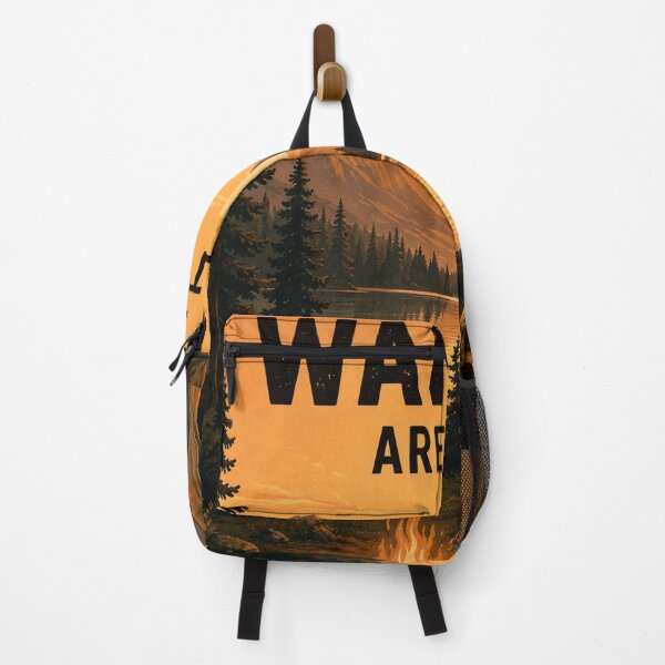Item preview, Not All Who Wander Are Lost Camping Poster – Vintage Outdoor Wall Art designed and sold by Watchyyy.