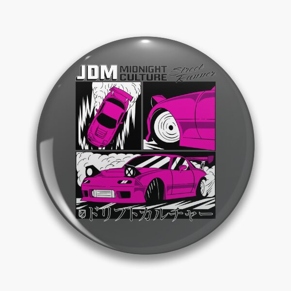Item preview, NA Miata Drifting Comic Book Spread (Pink) designed and sold by Demetros Design Studio.